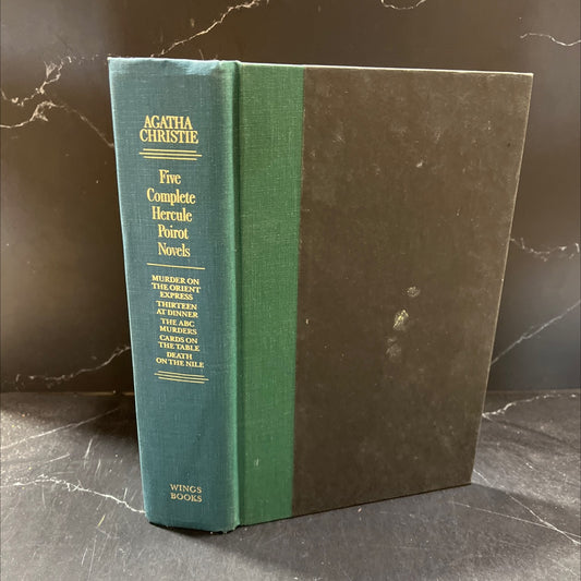 five complete hercule poirot novels book, by agatha christie, 1980 Hardcover image 1