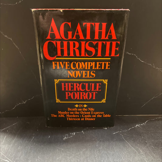 five complete novels book, by agatha christie, 1980 Hardcover image 1