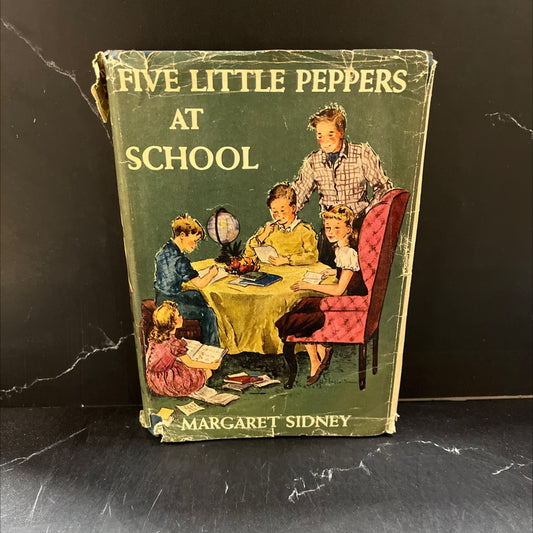 five little peppers at school book, by margaret sidney, 1937 Hardcover image 1