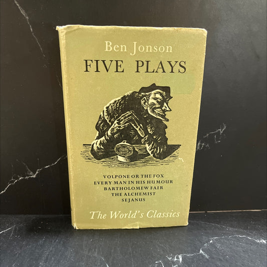 five plays book, by ben jonson, 1970 Hardcover image 1