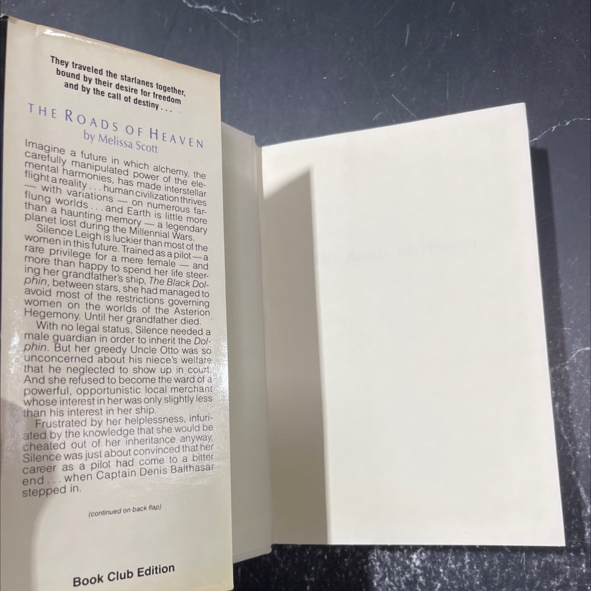 five-twelfths of heaven book, by Melissa Scott, 1987 Hardcover image 4