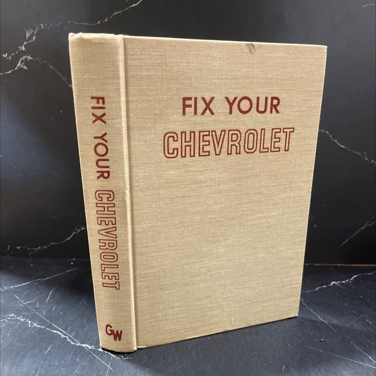 fix your chevrolet all models 1970 to 1954 book, by bill toboldt, 1970 Hardcover image 1