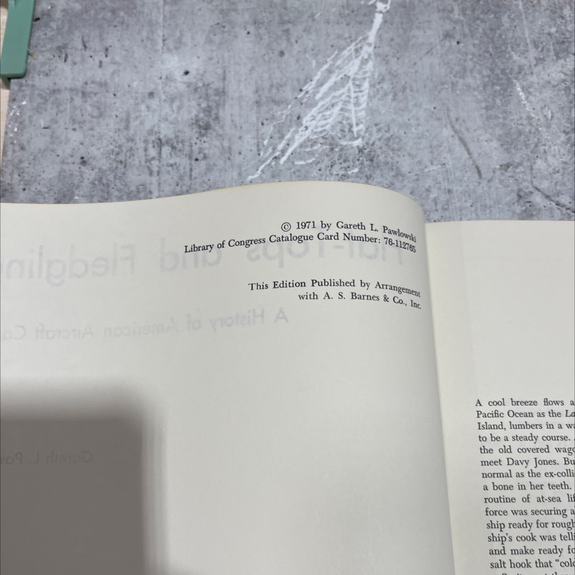 flat-tops and fledglings a history of american aircraft carriers book, by gareth l. pawlowski, 1971 Hardcover image 3