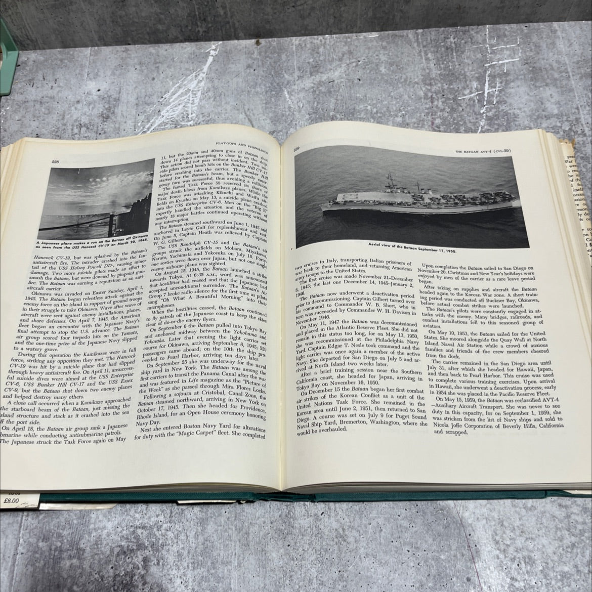 flat-tops and fledglings a history of american aircraft carriers book, by gareth l. pawlowski, 1971 Hardcover image 4