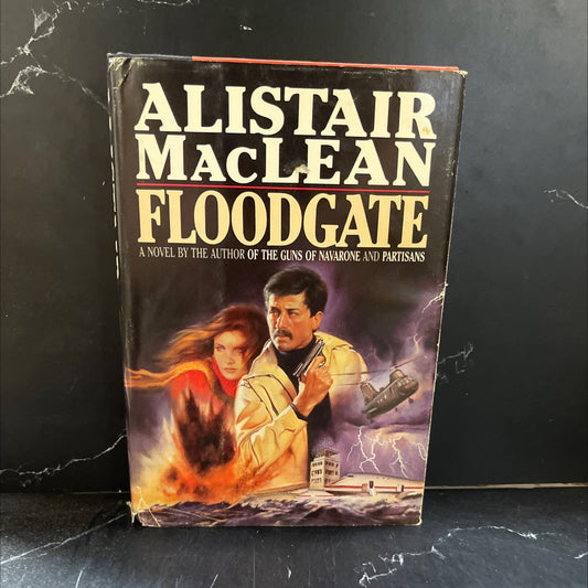 floodgate book, by Alistair MacLean, 1984 Hardcover image 1