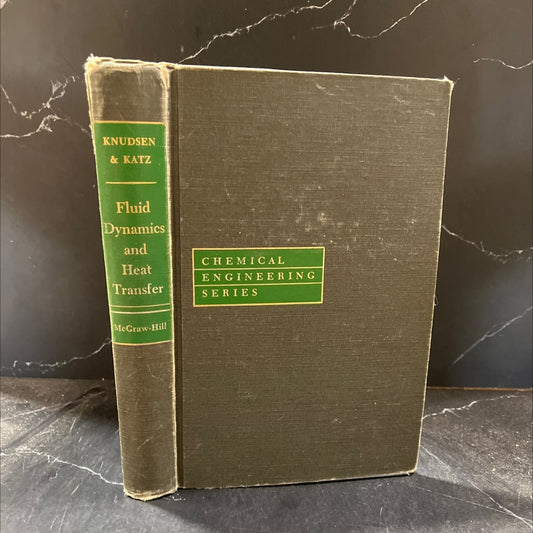 fluid dynamics and heat transfer book, by james g. knudsen, donald l. katz, 1958 Hardcover image 1