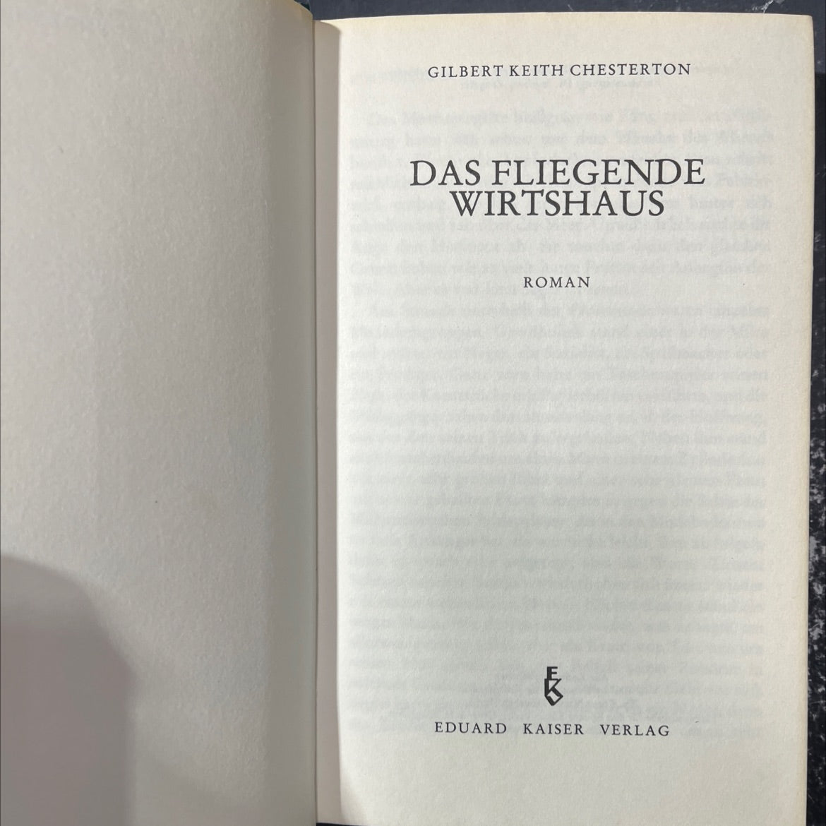 flying inn book, by gilbert keith chesterton, 1967 Hardcover image 2