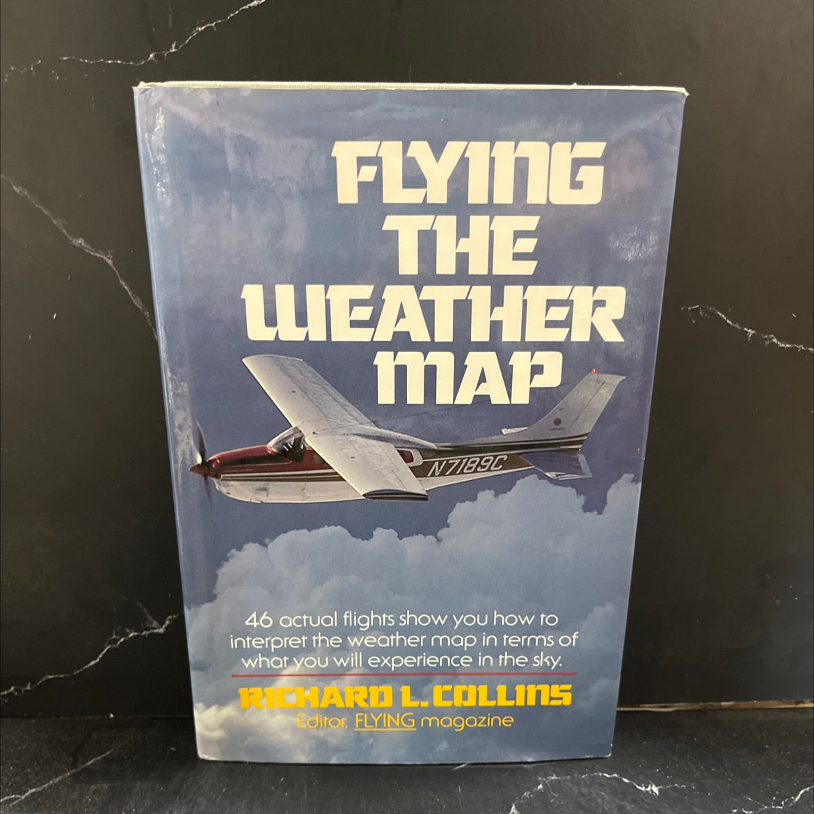 flying the weather map book, by Richard L. Collins, 1979 Hardcover image 1