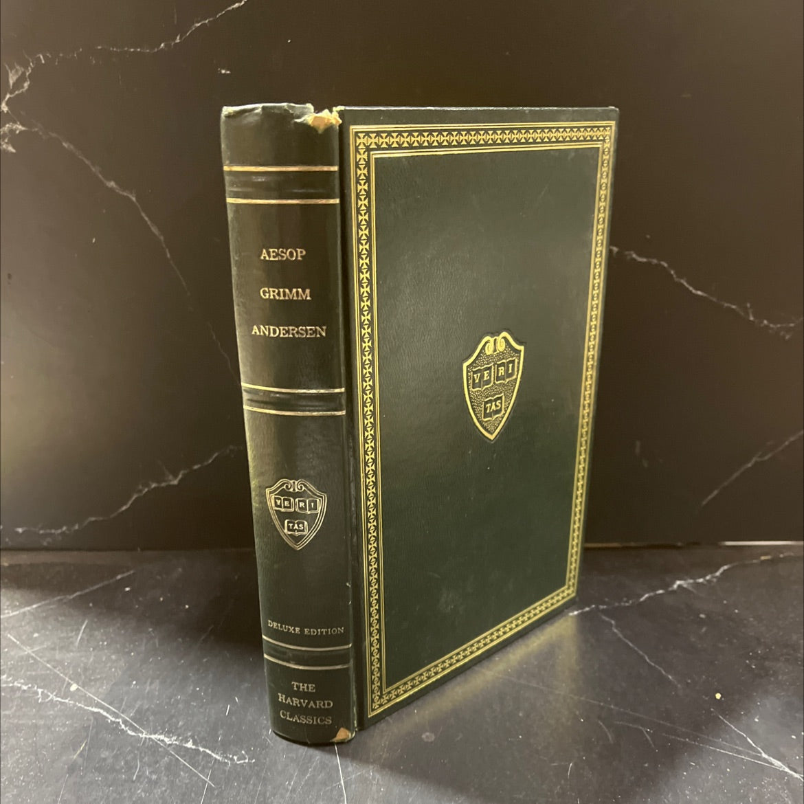 folk-lore and fable aesop grimm andersen book, by unknown, 1937 Hardcover image 1