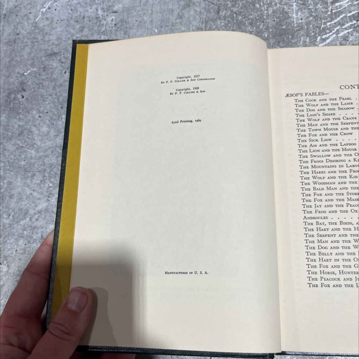 folk-lore and fable aesop grimms andersen book, by unknown, 1937 Hardcover image 3