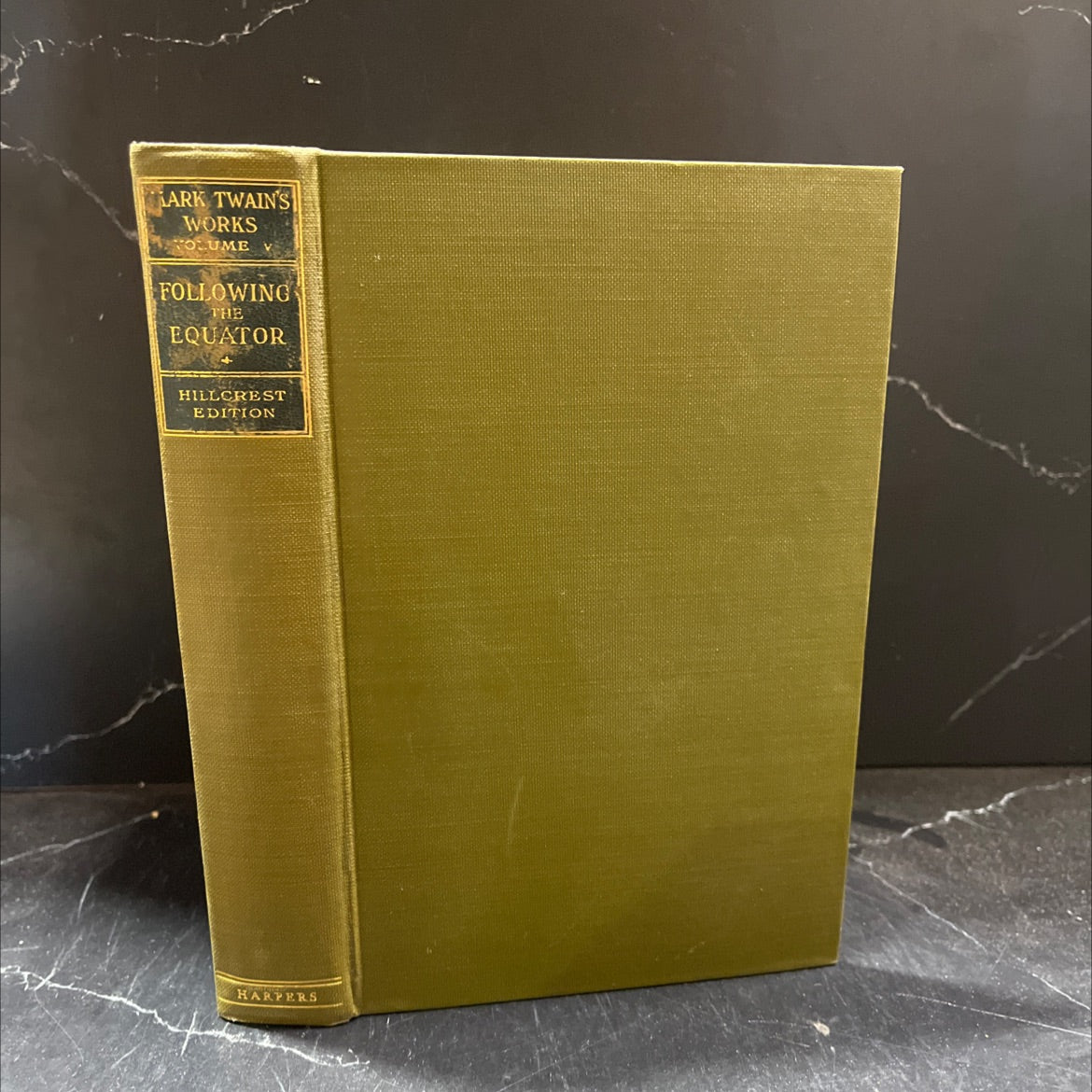 following the equator a journey around the world book, by mark twain, 1906 Hardcover image 1