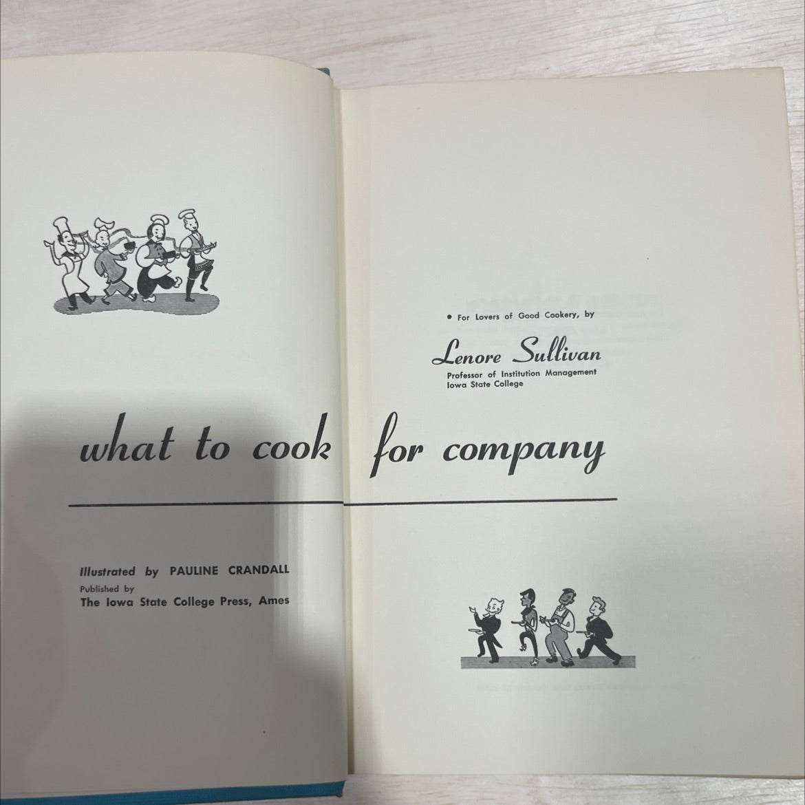 for lovers of good cookery book, by lenore sullivan, 1958 Hardcover image 2
