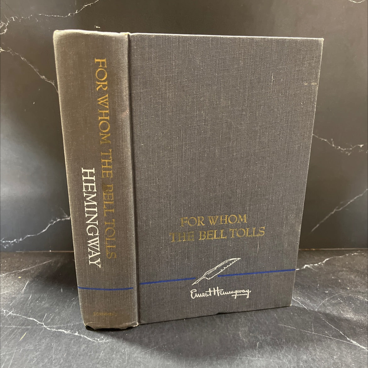 for whom the bell tolls book, by ernest hemingway, 1968 Hardcover image 1