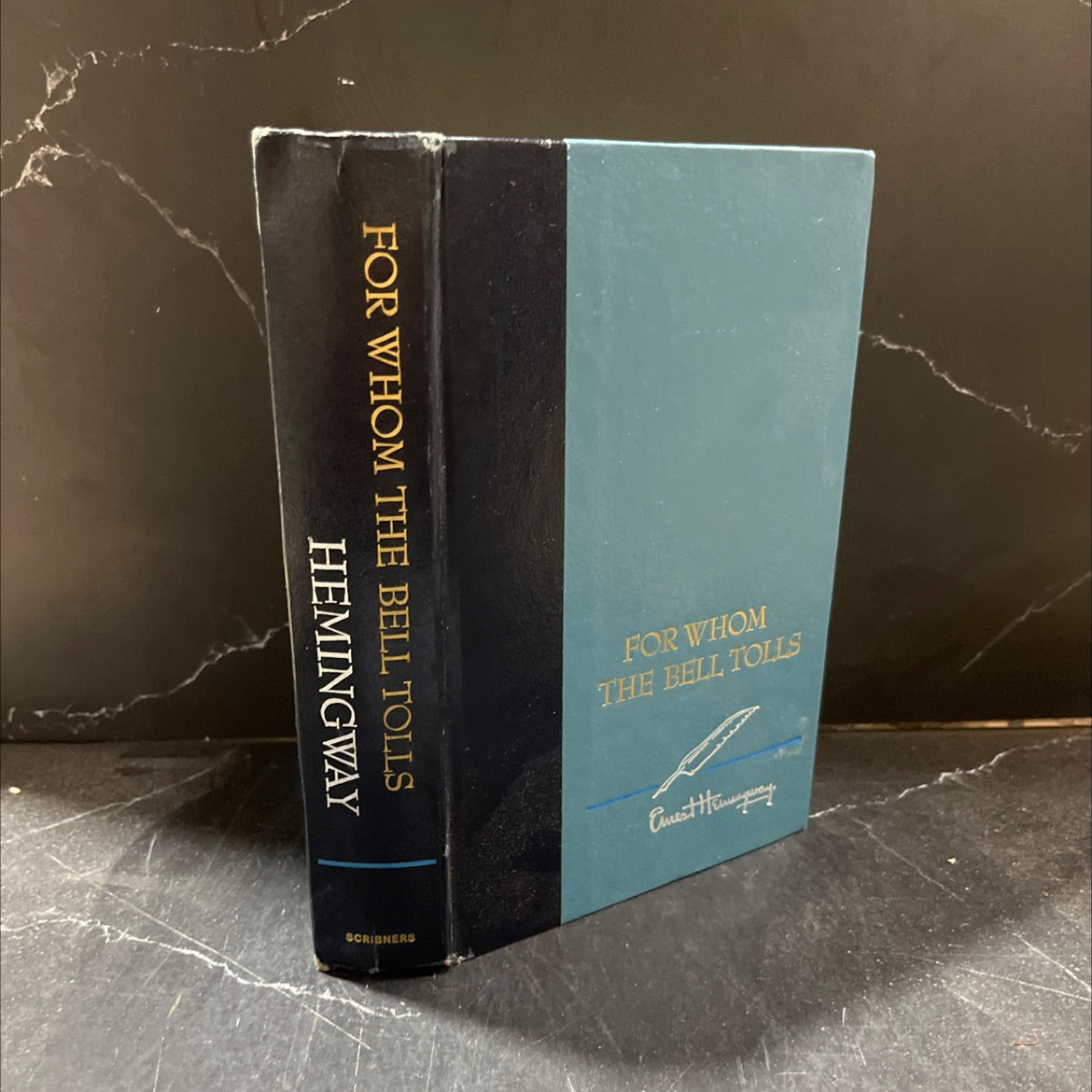 for whom the bell tolls book, by ernest hemingway, 1968 Hardcover image 1