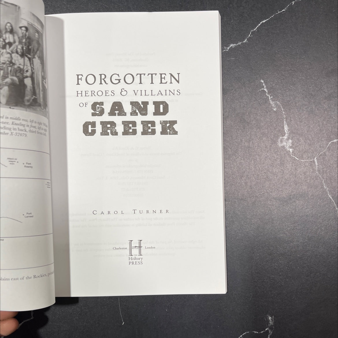 forgotten heroes & villains of sand creek book, by Carol Turner, 2010 Paperback image 2