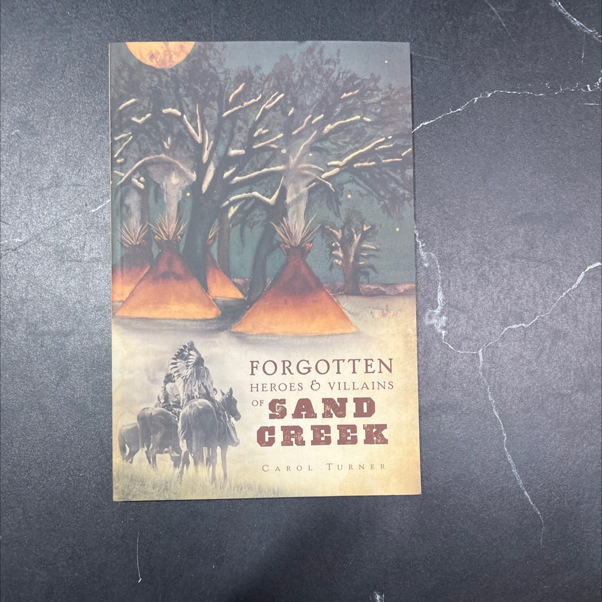 forgotten heroes & villains of sand creek book, by Carol Turner, 2010 Paperback image 1