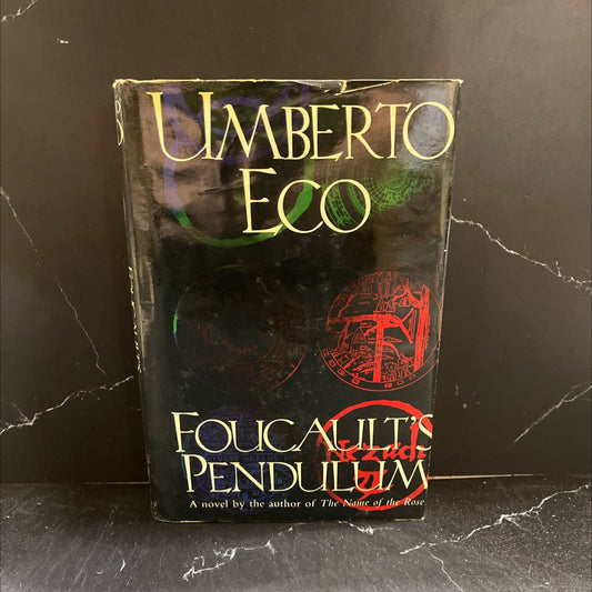 foucault's pendulum book, by umberto eco, 1989 Hardcover image 1