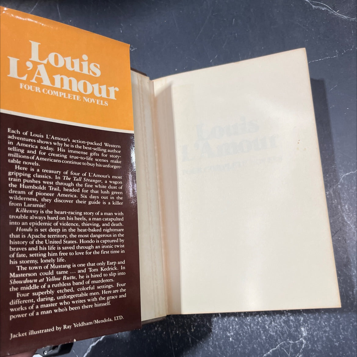 four complete novels book, by louis l'amour, 1980 Hardcover image 4