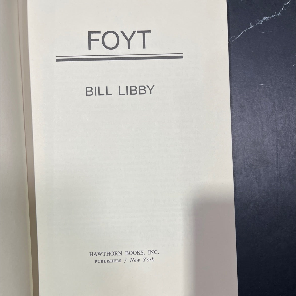 foyt book, by bill libby, 1974 Hardcover image 2