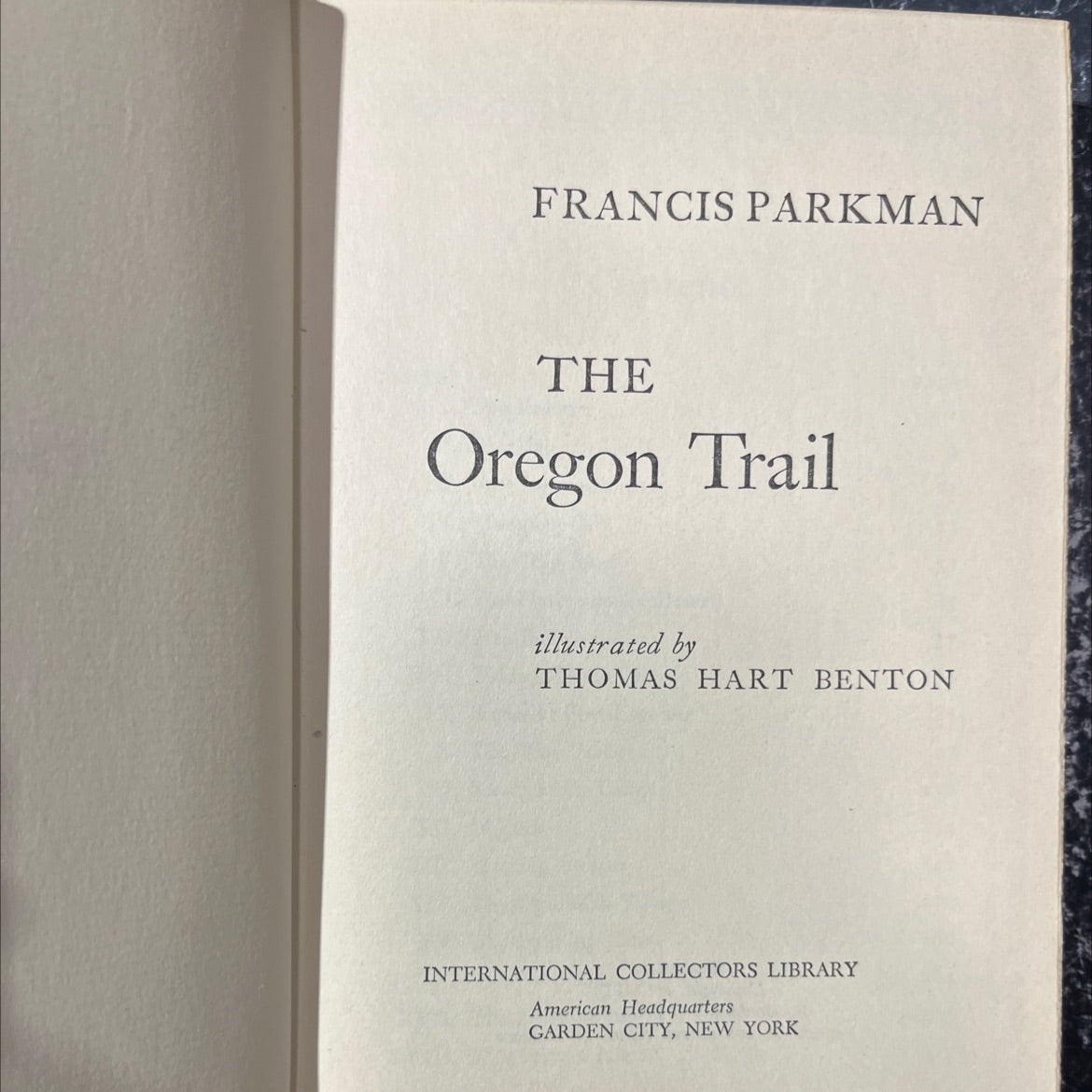 francis parkman the oregon trail book, by francis parkman, 1945 Hardcover image 2