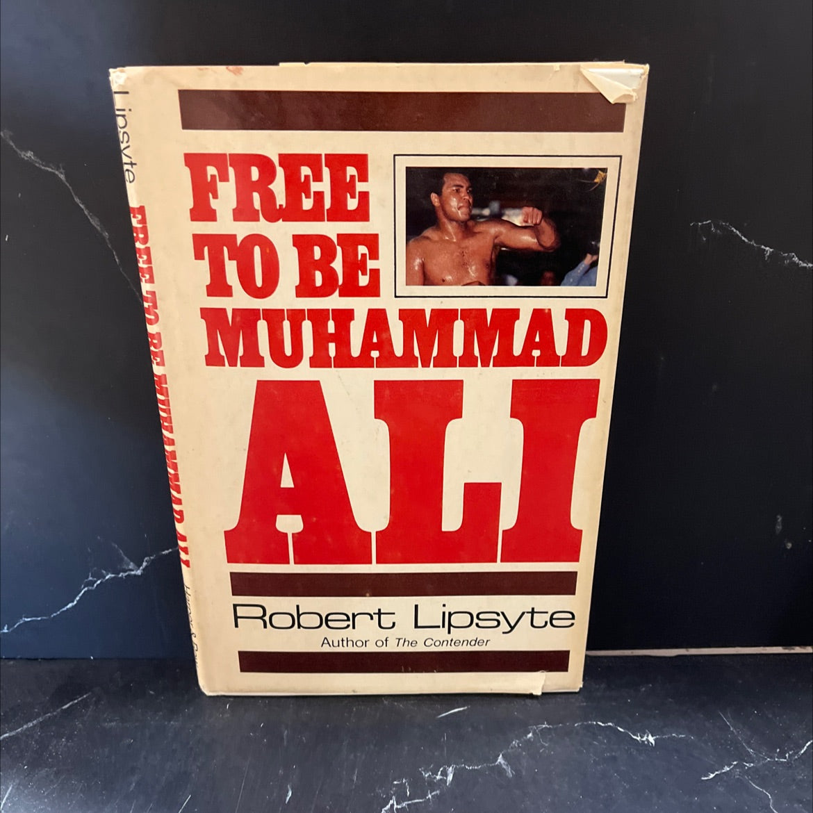 SIGNED free to be muhammad ali book, by Robert Lipsyte, 1978 Hardcover, Vintage image 1