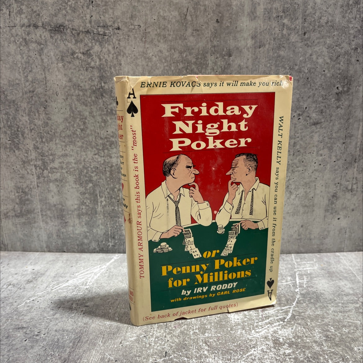 friday night poker or penny poker for millions book, by irv roddy, 1961 Hardcover image 1