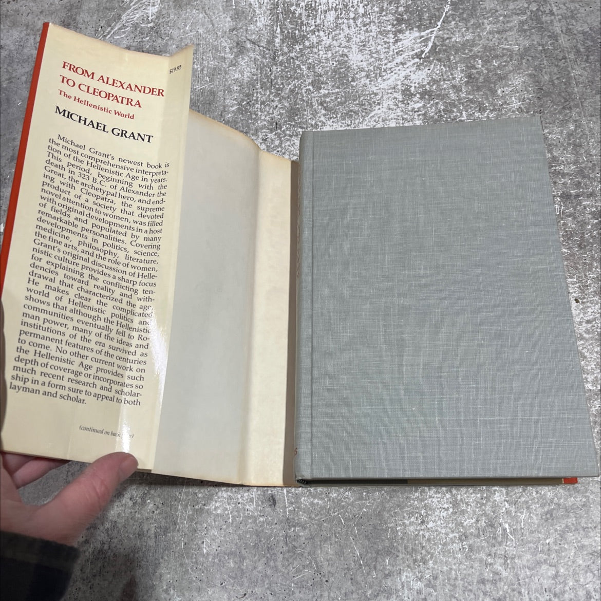 from alexander to cleopatra the hellenistic world book, by michael grant, 1982 Hardcover image 4