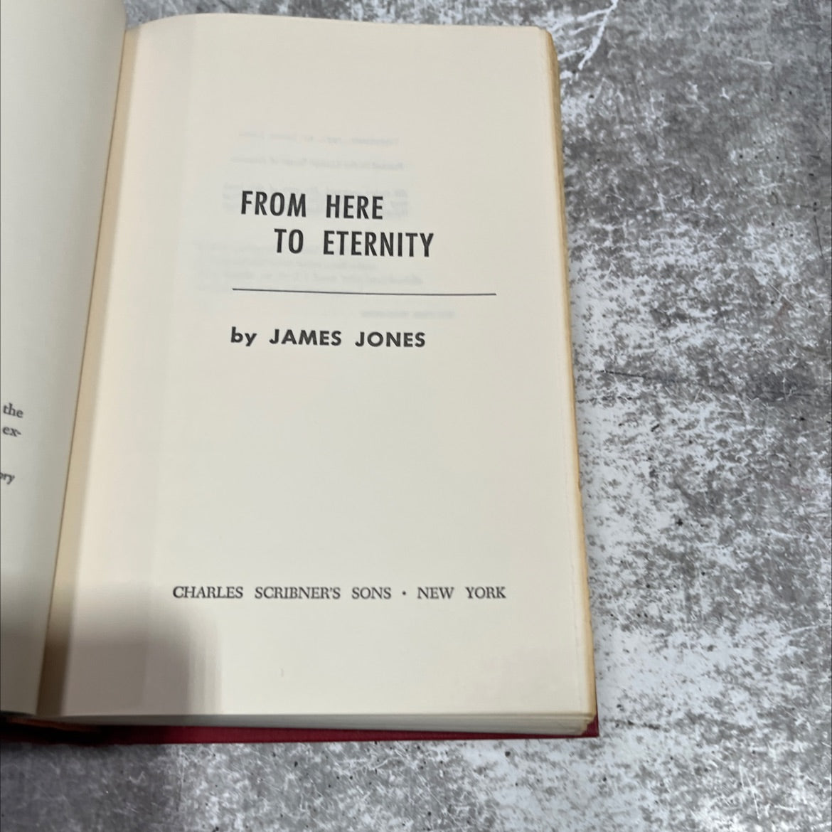 from here to eternity book, by james jones, 1951 Hardcover image 2