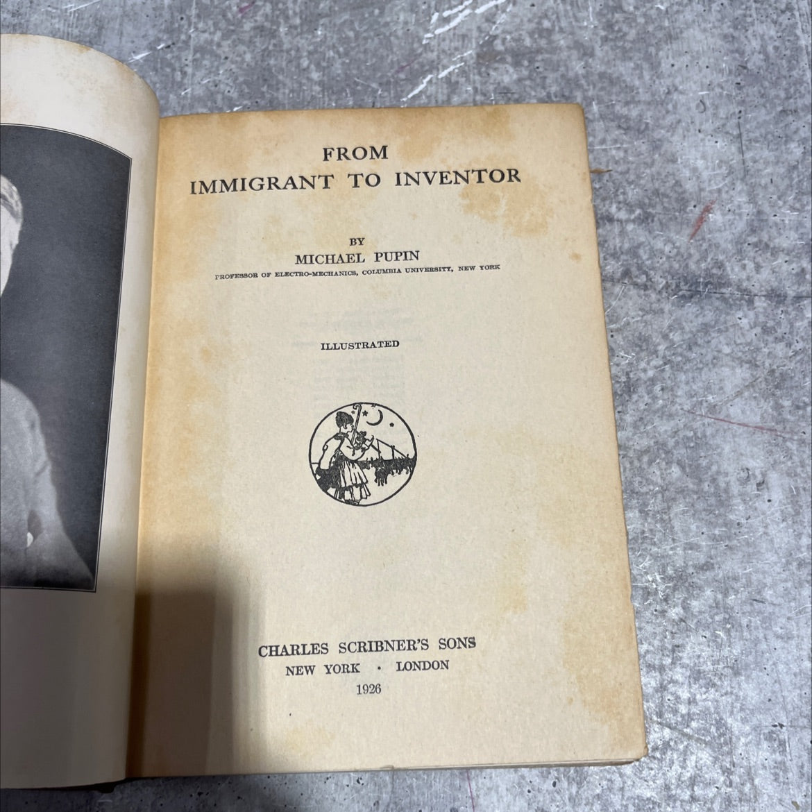 from immigrant to inventor book, by michael pupin, 1926 Hardcover image 2