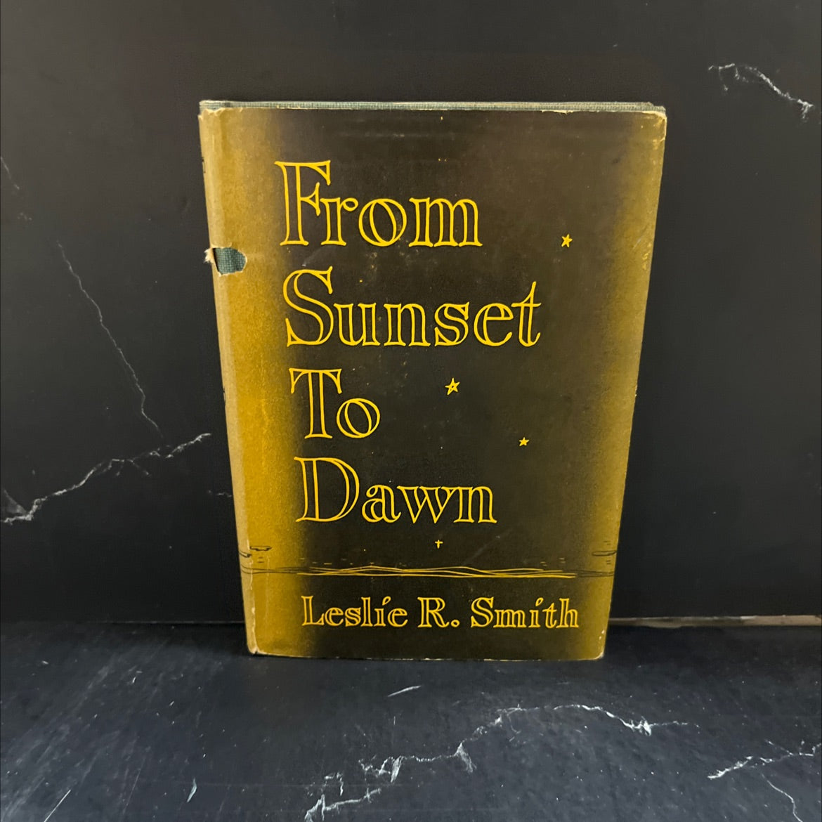 from sunset to dawn a book of meditations to help those in grief book, by leslie r. smith, 1944 Hardcover image 1