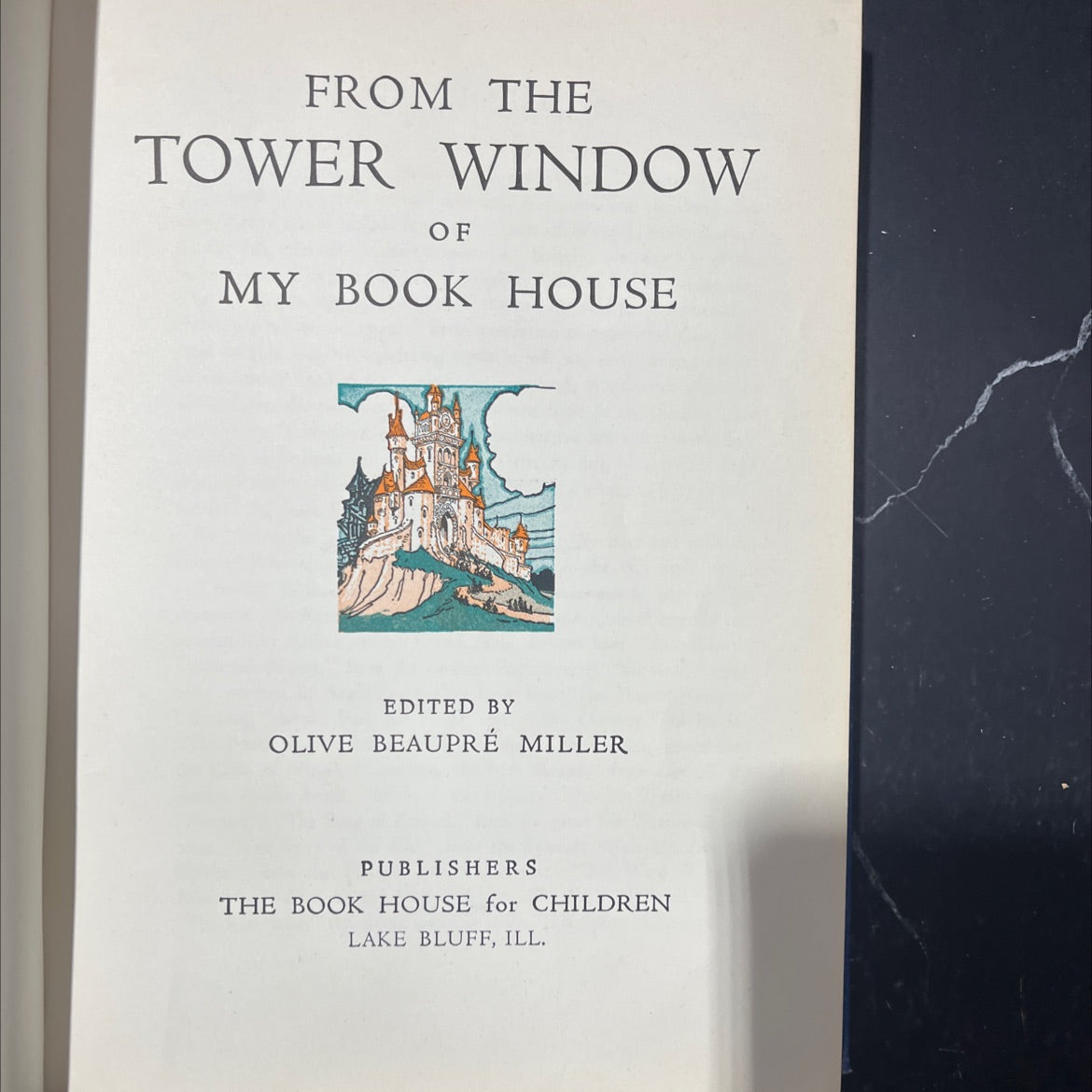 from the tower window of my book house book, by olive beaupré miller, 1958 Hardcover image 2