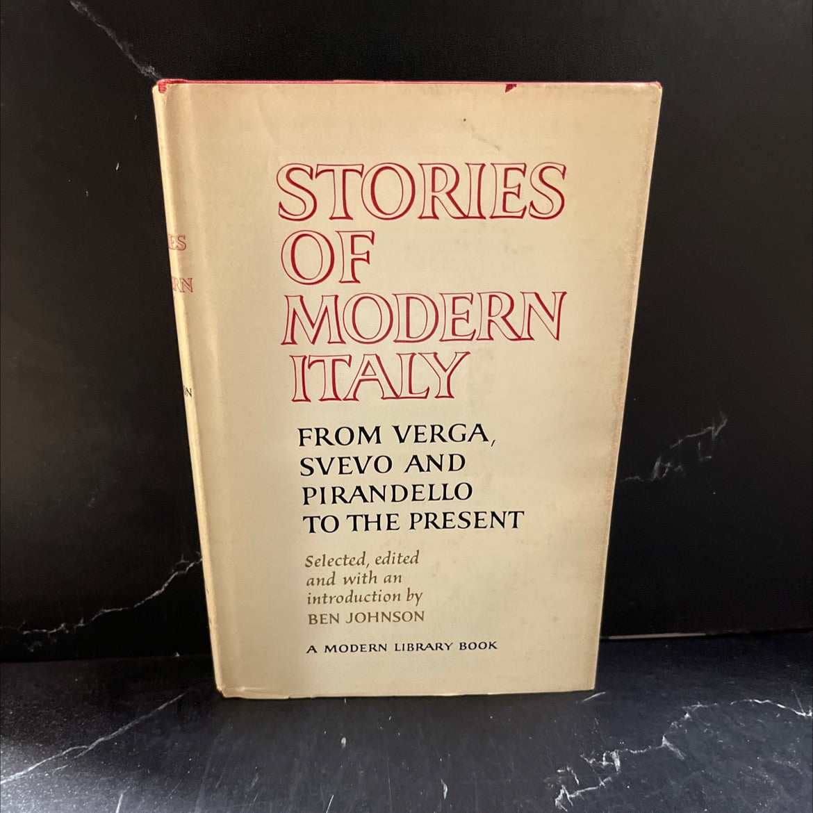 from verga, svevo and pirandello to the present book, by ben johnson, 1960 Hardcover image 1