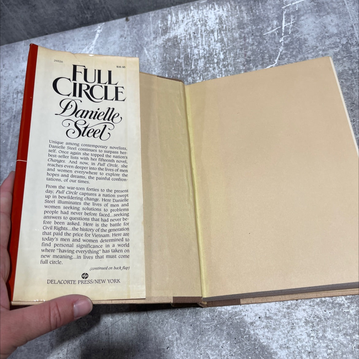 full circle book, by danielle steel, 1984 Hardcover image 4