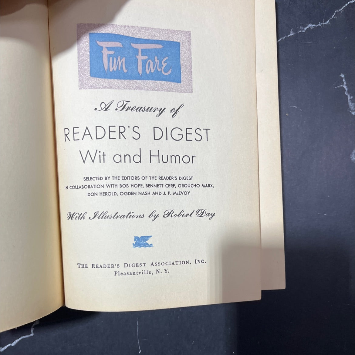 fun fare a treasury of reader's digest wit and humor book, by editors of the reader's digest, 1949 Hardcover image 2