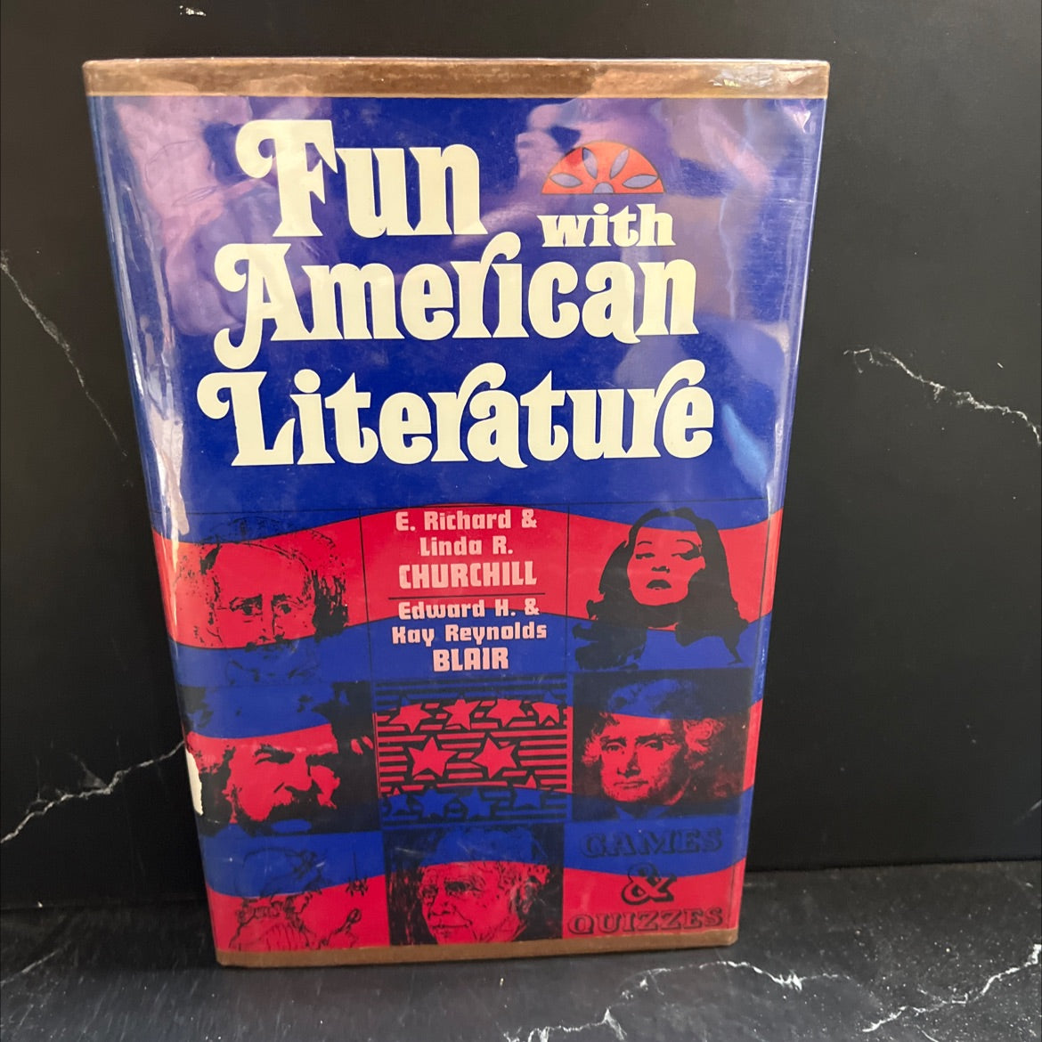 fun with american literature book, by e. richard & linda r. churchill, edward h. & kay reynolds blair, 1968 Hardcover image 1