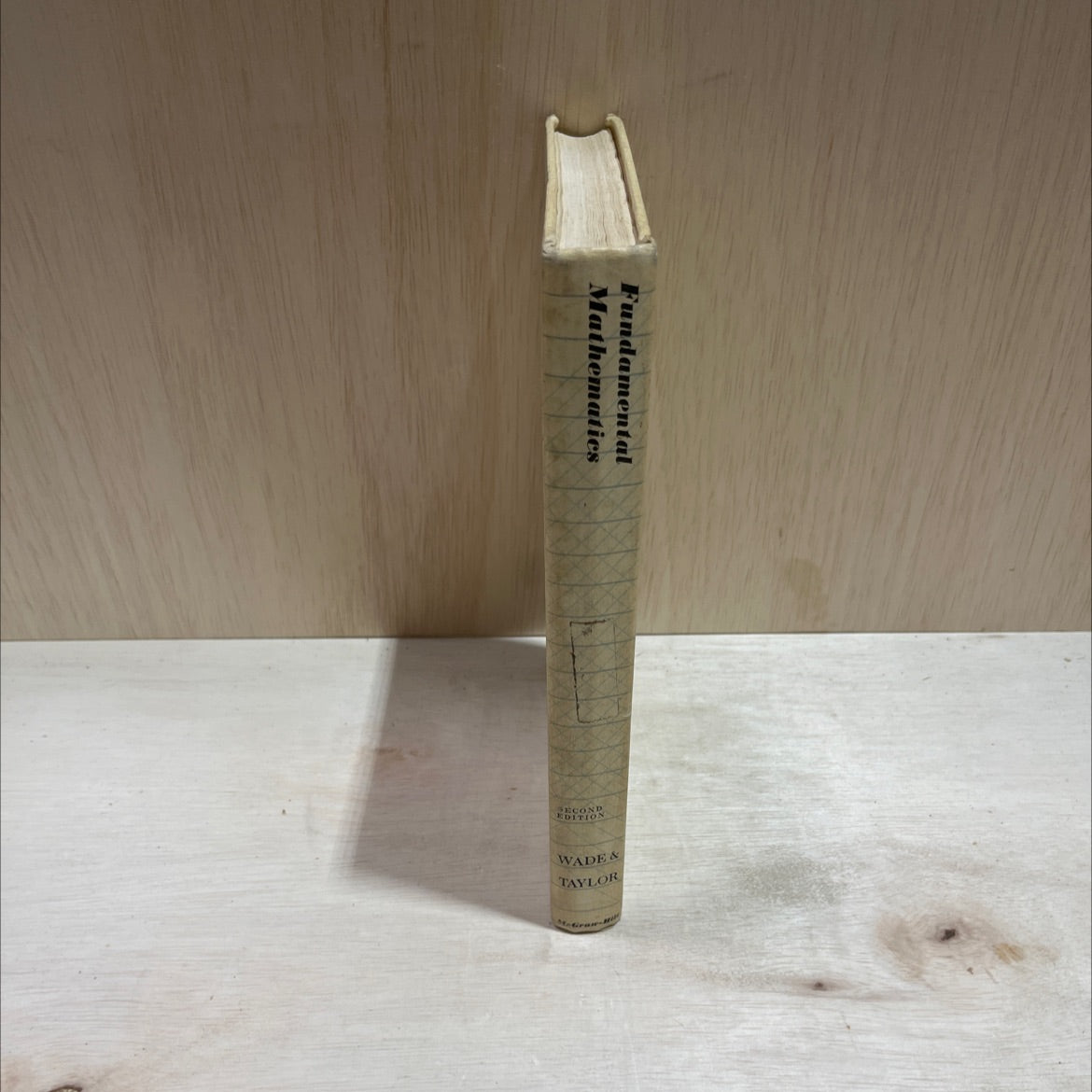fundamental mathematics book, by thomas l. wade, howard e. taylor, 1961 Hardcover image 4