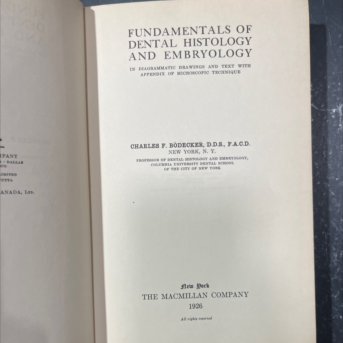 fundamentals of dental histology and embryology in diagrammatic drawings and text with appendix of microscopic image 2