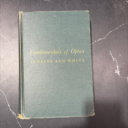 fundamentals of optics book, by francis a. jenkins, harvey e. white, 1957 Hardcover image 1