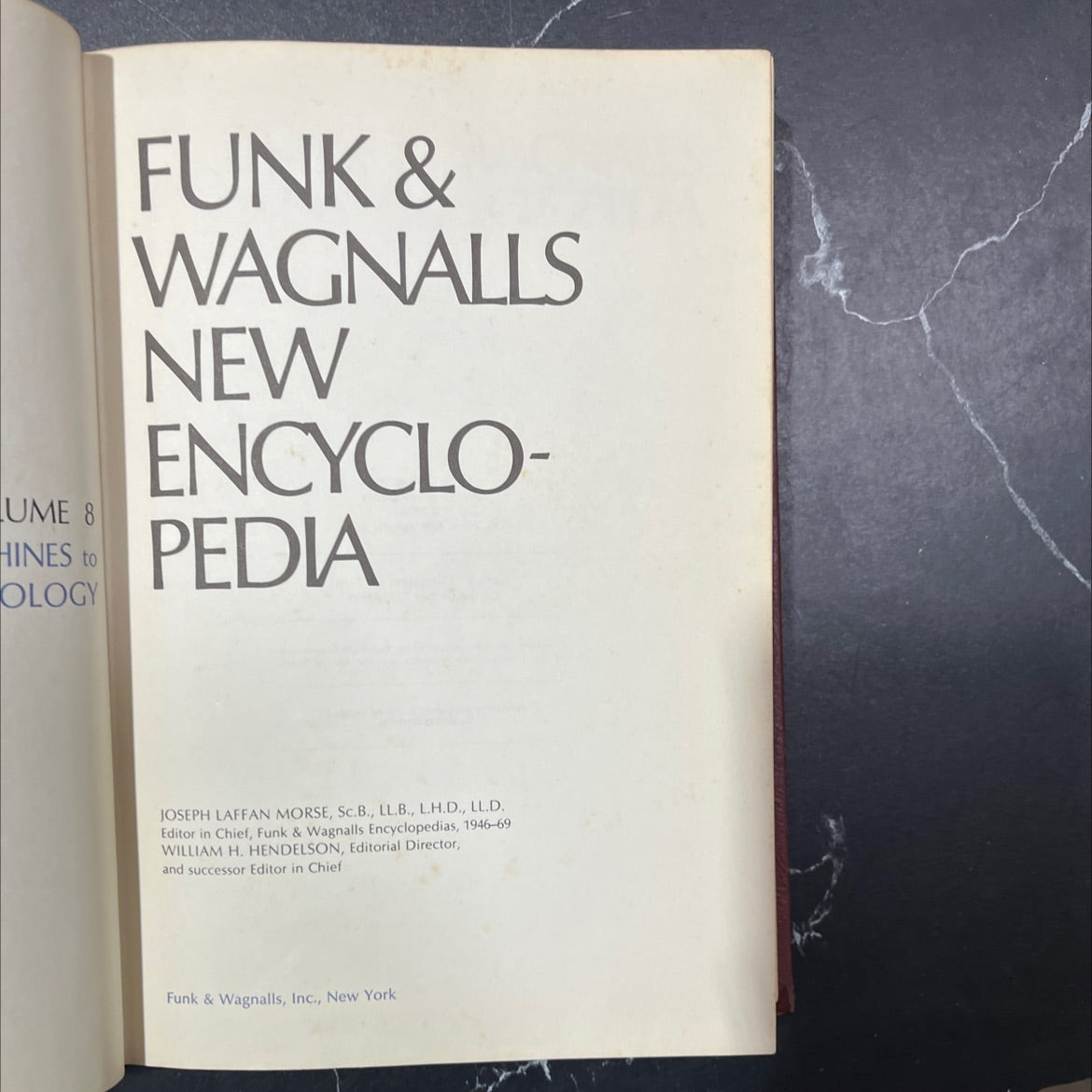 funk & wagnalls new encyclopedia book, by joseph laffan morse, 1973 Hardcover image 2