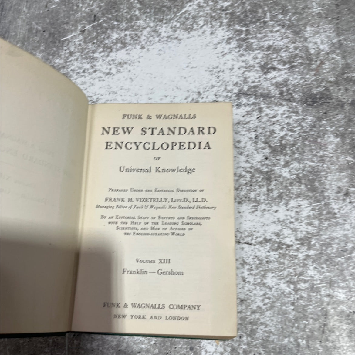 funk & wagnalls new standard encyclopedia 07 universal knowledge book, by unknown, 1931 Hardcover image 2