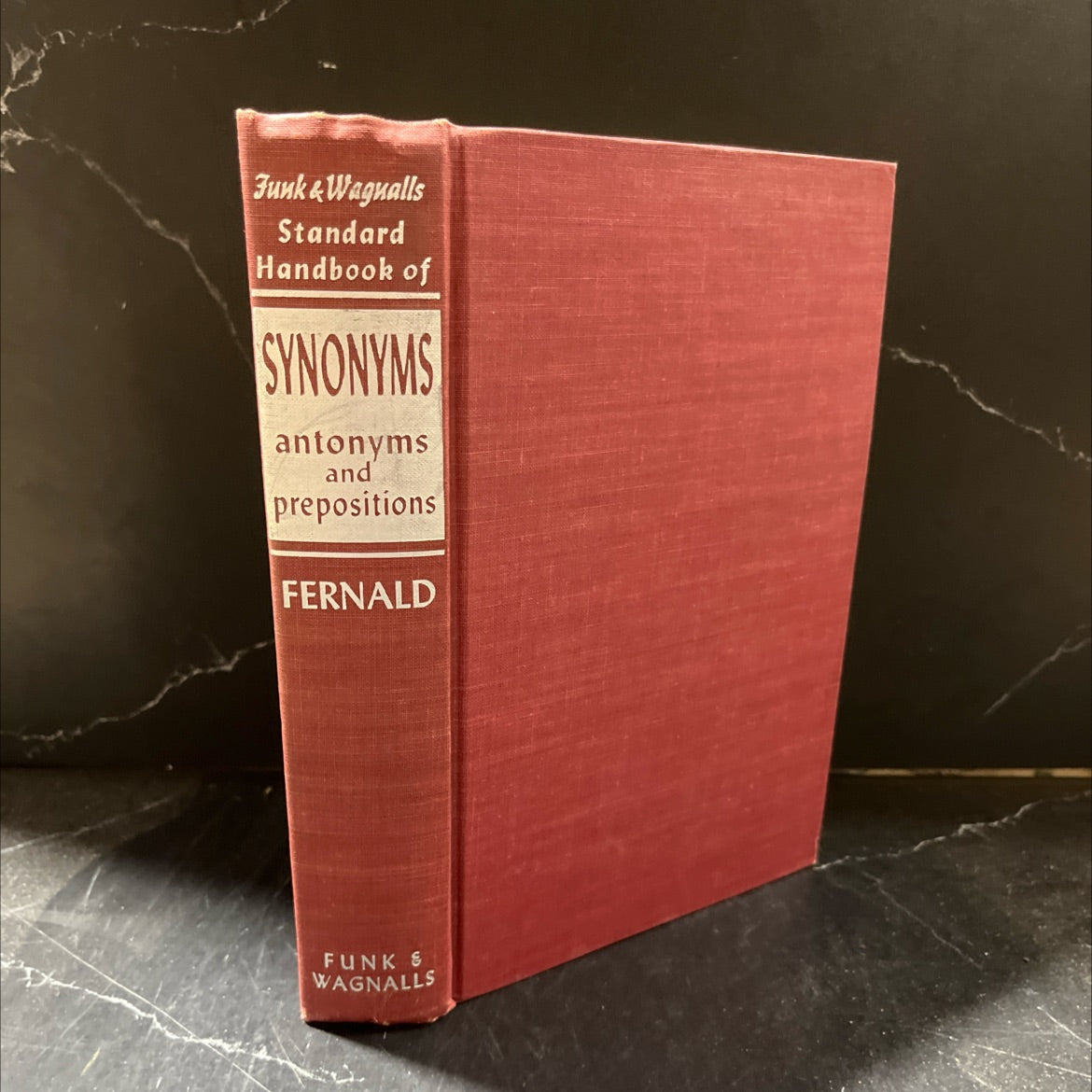 funk & wagnalls standard handbook of synonyms, antonyms, and prepositions book, by james c. fernald, 1947 Hardcover image 1