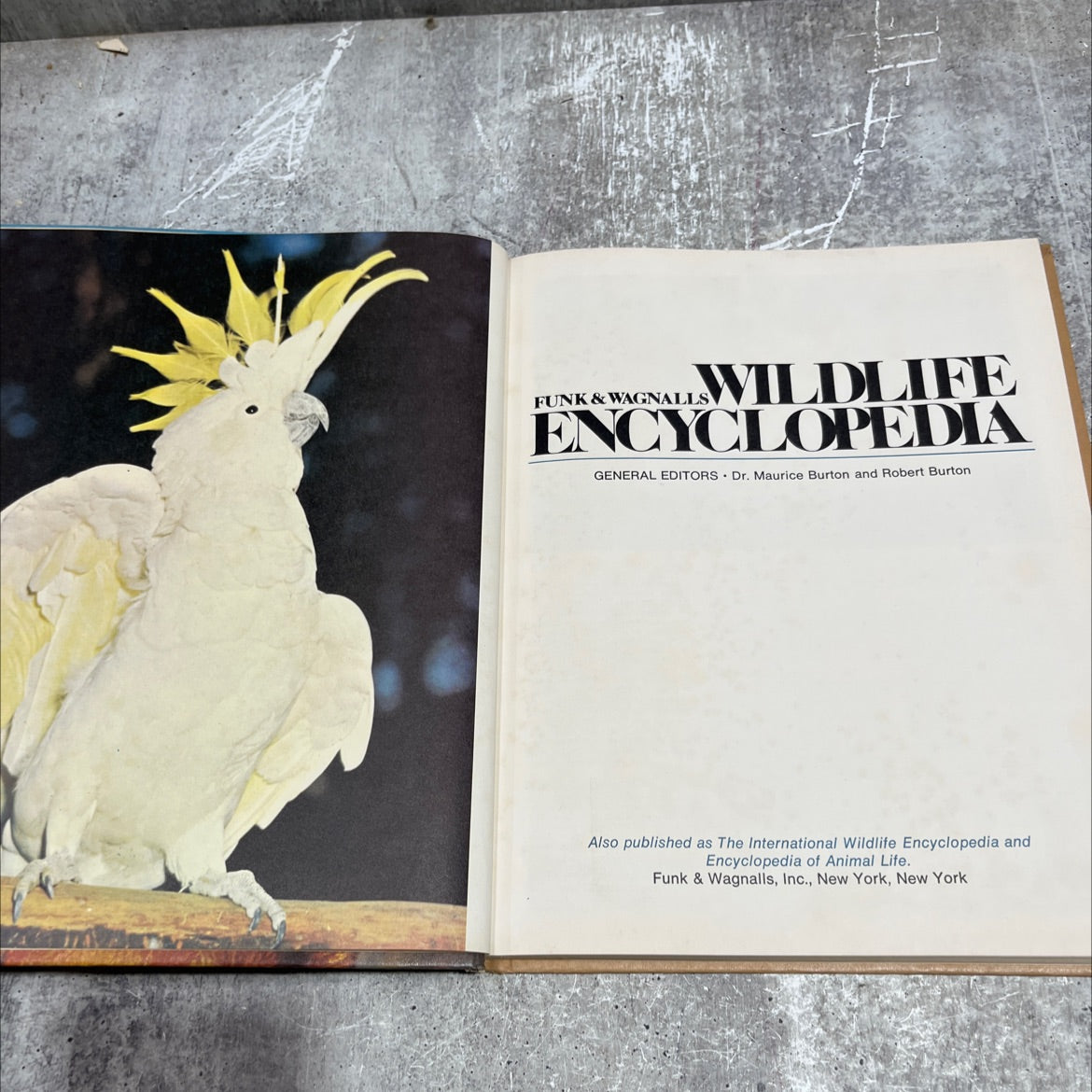 funk & wagnalls wildlife encyclopedia book, by Dr. Maurice Burton and Robert Burton, 1974 Hardcover image 2