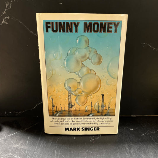 funny money book, by Mark Singer, 1985 Hardcover image 1