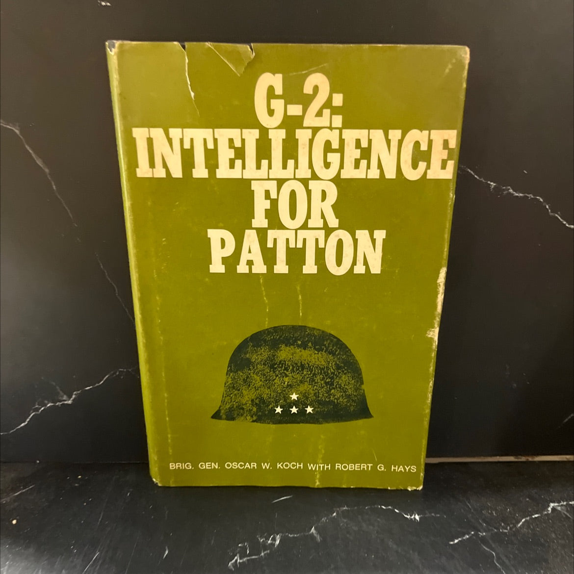 g-2: intelligence for patton koch book, by brig. gen. oscar w. koch with robert g. hays, 1971 Hardcover image 1