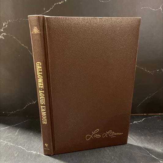 galloway book, by louis l'amour, 1970 Leather image 1