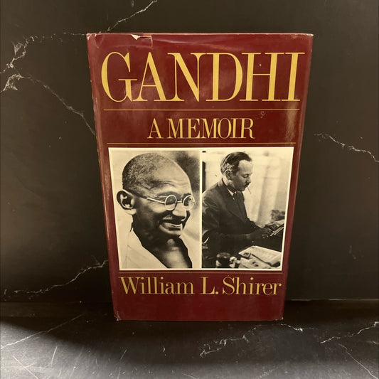 gandhi, a memoir book, by william l. shirer, 1979 Hardcover image 1
