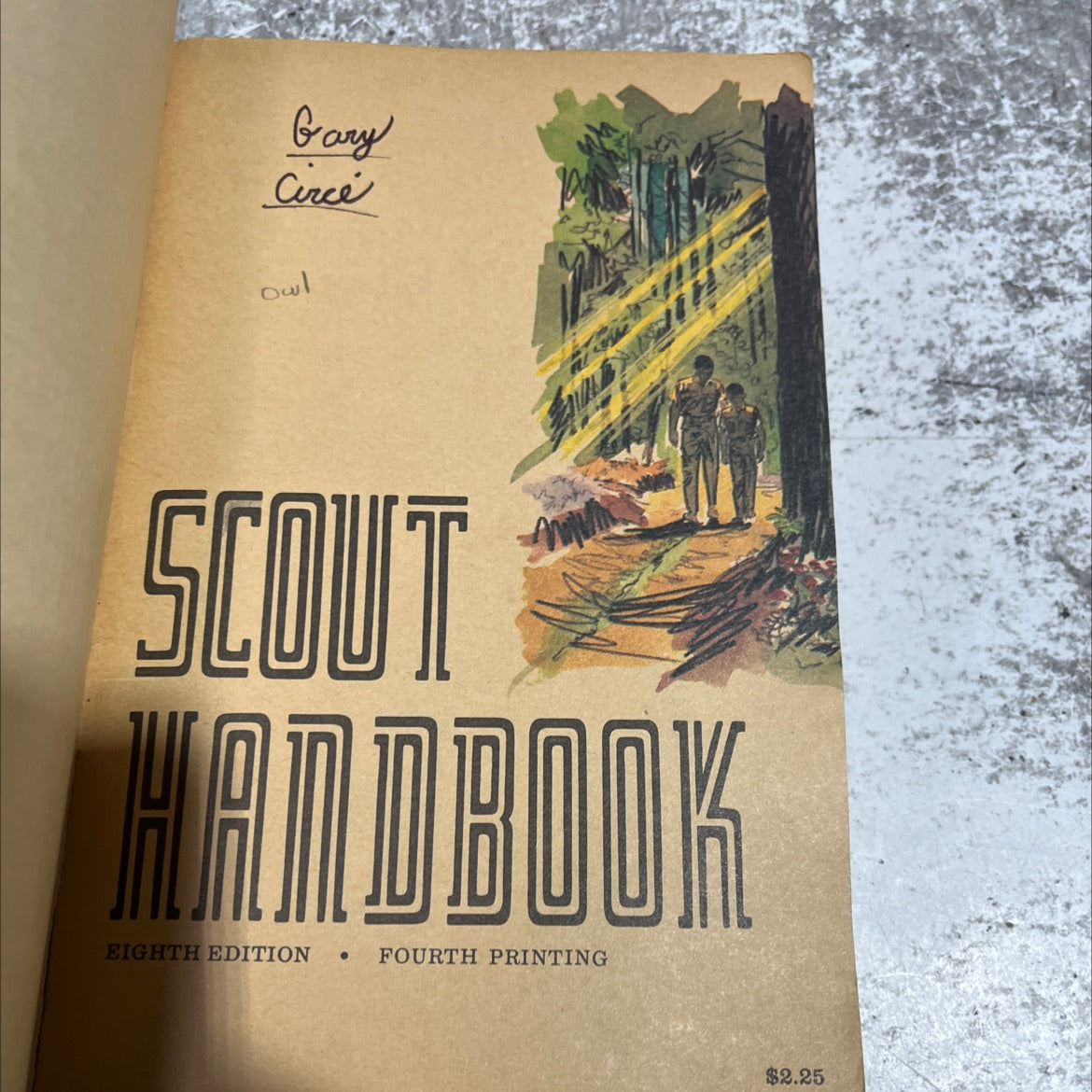 gany circe owl scout handbook book, by frederick l. hines, 1976 Paperback image 2