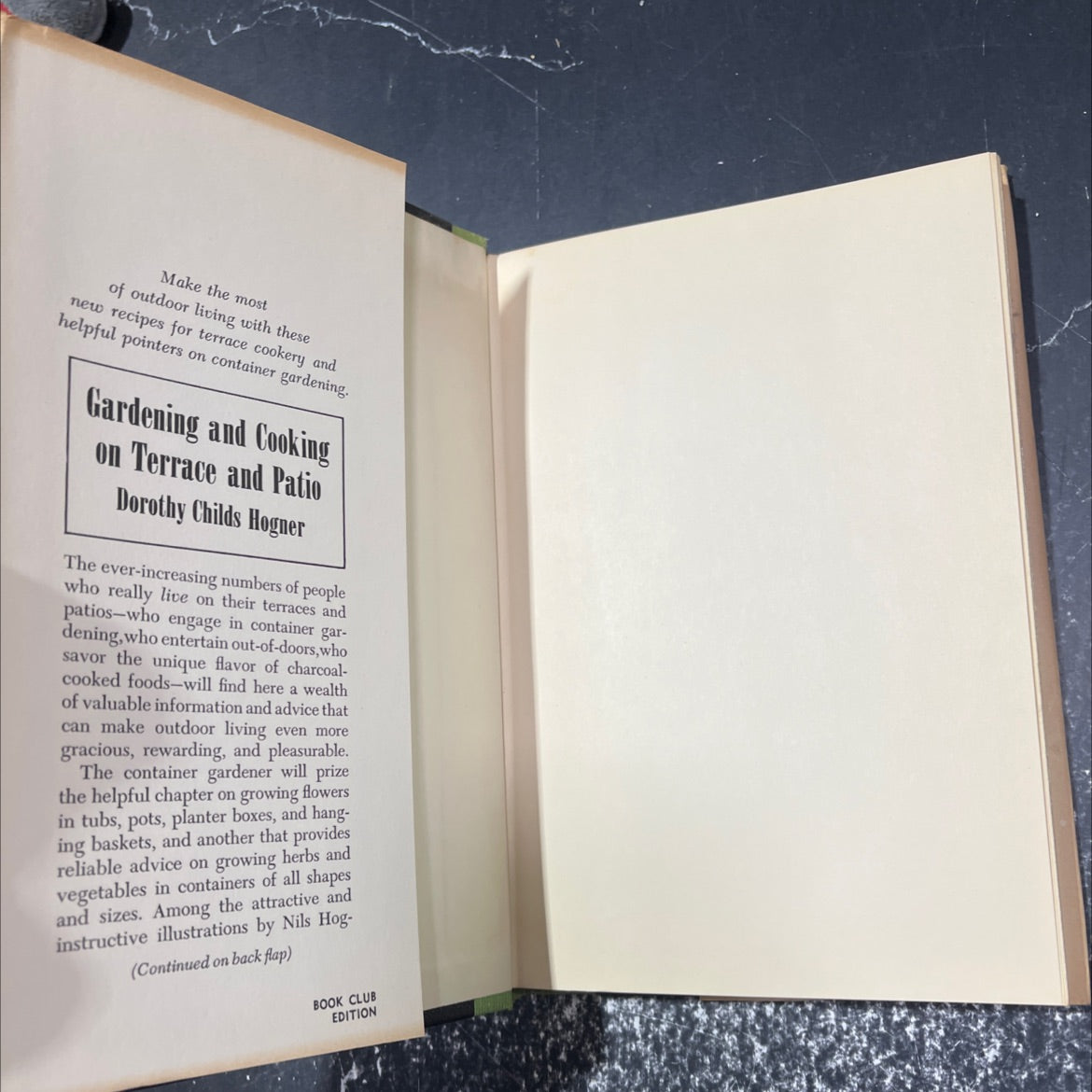 gardening & cooking on terrace and patio book, by dorothy childs hogner, 1964 Hardcover image 4