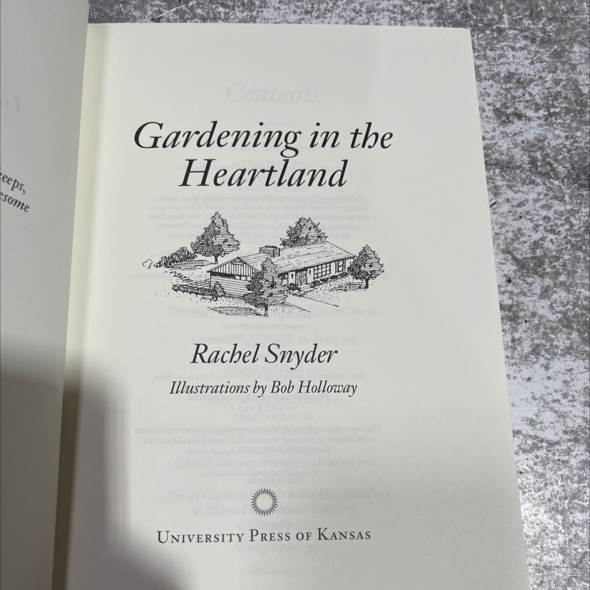 gardening in the heartland book, by rachel snyder, 1992 Hardcover image 2