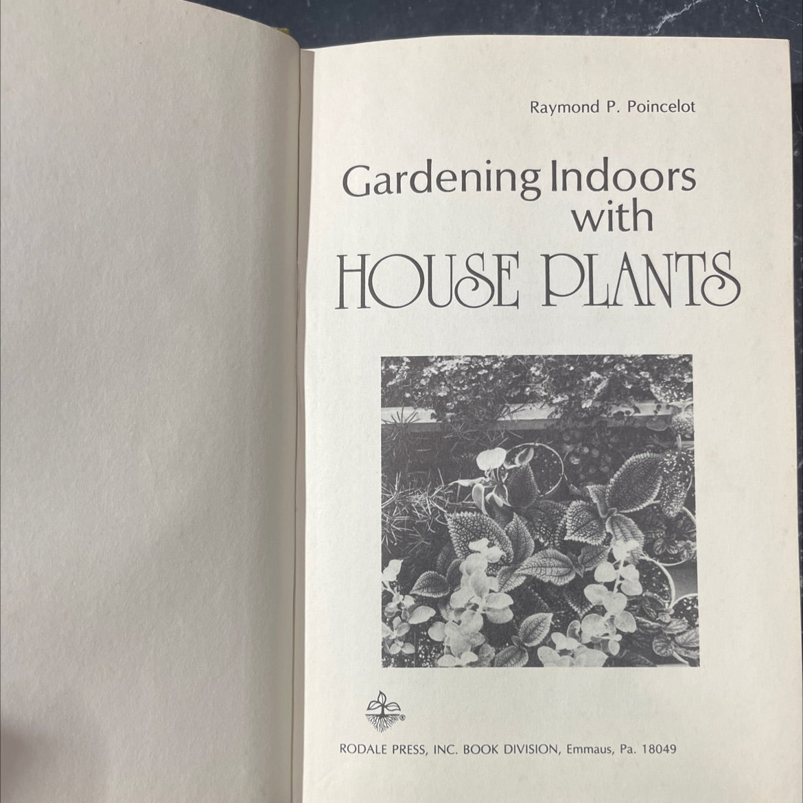 gardening indoors with house plants book, by raymond p. poincelot, 1975 Hardcover image 2